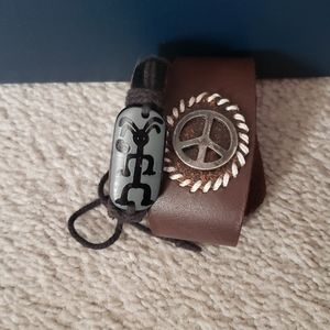 Two Leather Bracelets